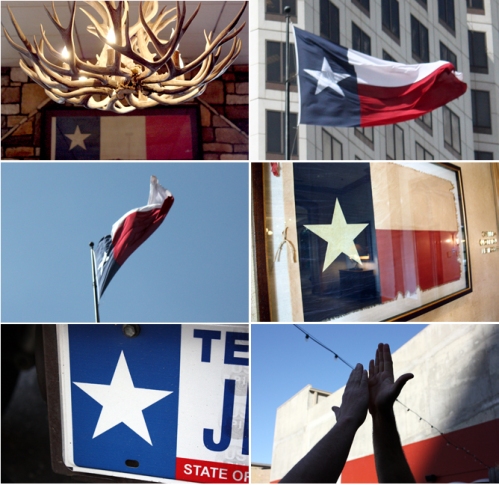 I spy something red, white, and Texan.